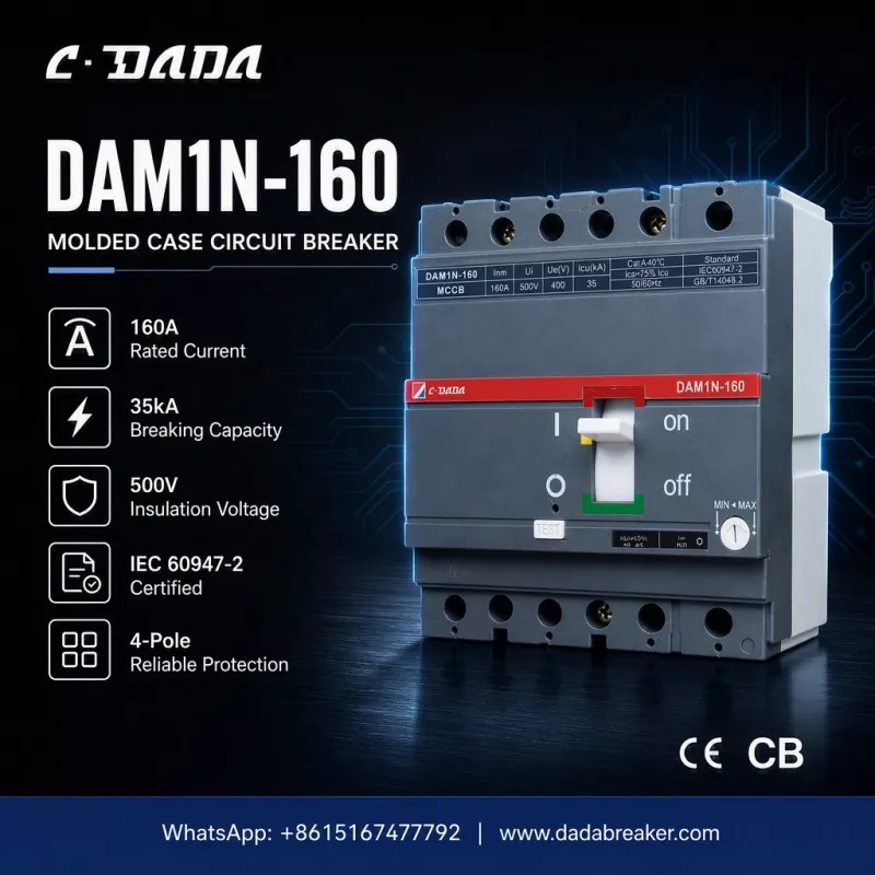 Protezzjoni ta' Preċiżjoni għal Netwerks Industrijali: Is-C·DADA DAM1N-160 MCCB