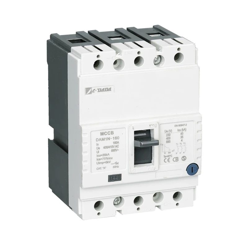 Circuit Breaker tal-Każ iffurmat Aġġustabbli Termali
